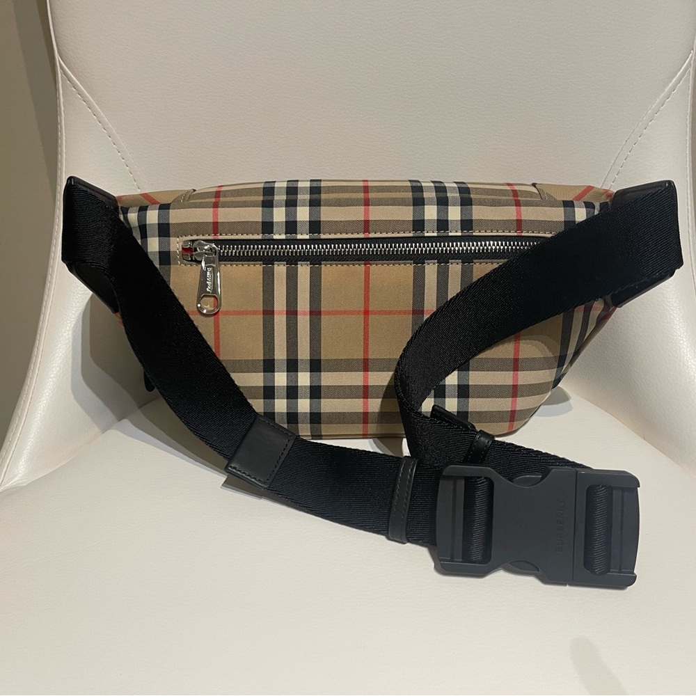 Burberry Yellow Plaid Crossbody Bag - Picture 3 of 13
